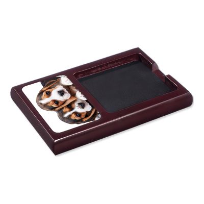 Everyday Mahogany Wood Sticky Note Holder - Image 4